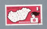 Stamps Hungary -  Código Postal