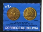 Stamps America - Bolivia -  Monedas de Bolivia