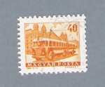 Sellos de Europa - Hungr�a -  Autobus