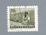 Stamps Hungary -  Tren
