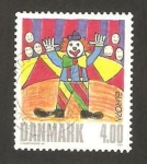 Stamps Denmark -  europa, payaso del circo