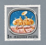 Sellos del Mundo : Europa : Hungra : Viaje a la luna