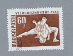 Stamps Hungary -  Lucha