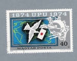 Stamps Hungary -  Paloma mensajera