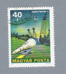 Stamps Hungary -  Nave espacial