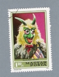 Stamps Hungary -  Mascaras