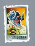 Stamps Hungary -  Mascaras