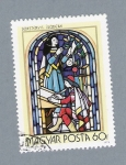 Stamps Hungary -  Vidriera