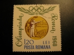 Sellos de Europa - Rumania -  Olimpiada Roma 1960