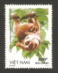 Stamps Vietnam -  fauna, nycticebus bengalensis (800)