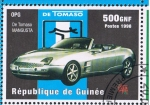 Stamps Guinea -  De Tomaso  MANGUSTA
