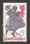 Stamps Czechoslovakia -  bailando