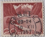 Stamps Switzerland -  Tecnicas y paisajes-Presa de Grimsel