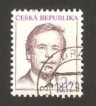 Sellos del Mundo : Europe : Czech_Republic : 3 - Presidente de la República Checa, Vaclav Havel