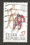 Sellos de Europa - Rep�blica Checa -  hockey sobre hielo