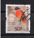 Stamps China -  Scarlet minivet