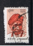 Stamps : Asia : India :  C V Raman