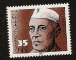 Sellos de Europa - Alemania -  Centenario  Jawaharlal Nehru - India
