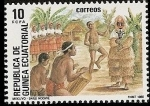 Sellos del Mundo : Africa : Equatorial_Guinea : Bailes y Danzas Típicas - Baile Ndowe