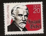 Stamps Germany -  150 aniversario  August Bebel