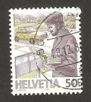 Stamps Switzerland -  ayuda a las victimas de la intemperie