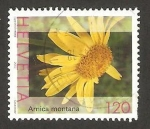 Stamps Switzerland -  1748 - Planta medicinal, arnica montana