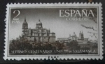 Stamps Spain -  12 Octubre - VII Centenario de la Universidad de Salamanca