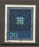 Stamps : Europe : Germany :  12 Jornada de la Iglesia Evangelica en Colonia.