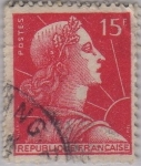 Sellos de Europa - Francia -  Mariana(de Muller)-1955-1959