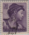 Stamps Italy -  Sabila de Eritrea(de Miguel Angel)-1961