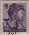 Sellos de Europa - Italia -  Sabila de Eritrea(de Miguel Angel)-1961
