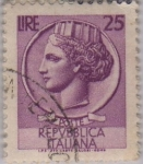 Stamps : Europe : Italy :  Moneda de Siracusa-