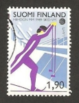 Stamps Finland -  campeonato mundial de esquí