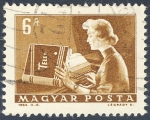 Stamps : Europe : Hungary :  operadora telex