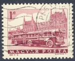 Stamps : Europe : Hungary :  autobus electrico