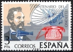 Stamps Spain -  2311 Centenario del teléfono.