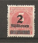 Stamps Germany -  Infalccion Alemana.