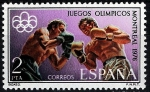 Stamps Spain -  2341 XXI JJOO  en Montreal-76. Boxeo.