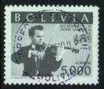 Stamps Bolivia -  Homenaje al violinista boliviano Jaima Laredo Unzueta