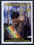 Sellos de America - Bolivia -  Evo Morales Ayma - Presidente Constitucional de Bolivia