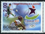 Stamps Bolivia -  1 Juegos Olimpicos de la Juventud - Singapure 2010