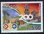 Sellos de America - Bolivia -  Bicentenario de Santa Cruz de la Sierra