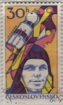 Stamps Czechoslovakia -  Cooperacion espacial con la URSS-