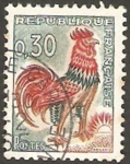 Stamps France -  gallo de decaris