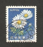 Stamps Japan -  flor