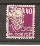 Sellos de Europa - Alemania -  Gerhardt Hauptmann.