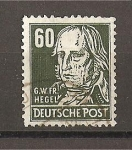 Stamps : Europe : Germany :  F. Hegel.