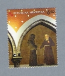 Sellos de Europa - Croacia -  Monjes Capuchinos
