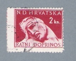 Stamps Europe - Croatia -  Ratni  Doprinos