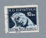 Stamps Croatia -  Ratni  Doprinos